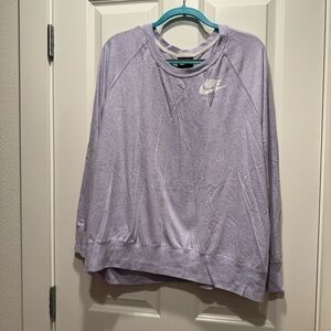 Nike Light Purple Crewneck 3x women’s